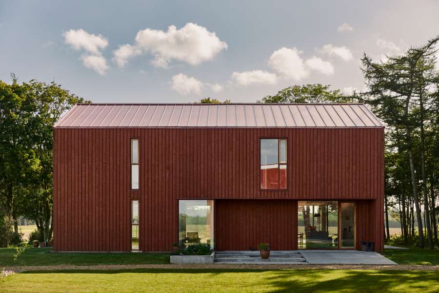 Ein Haus so rot, dass Snoopy davon „träumen“ würde,